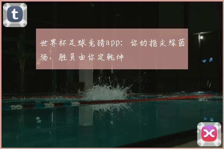 世界杯足球竞猜app：你的指尖绿茵场，胜负由你定乾坤